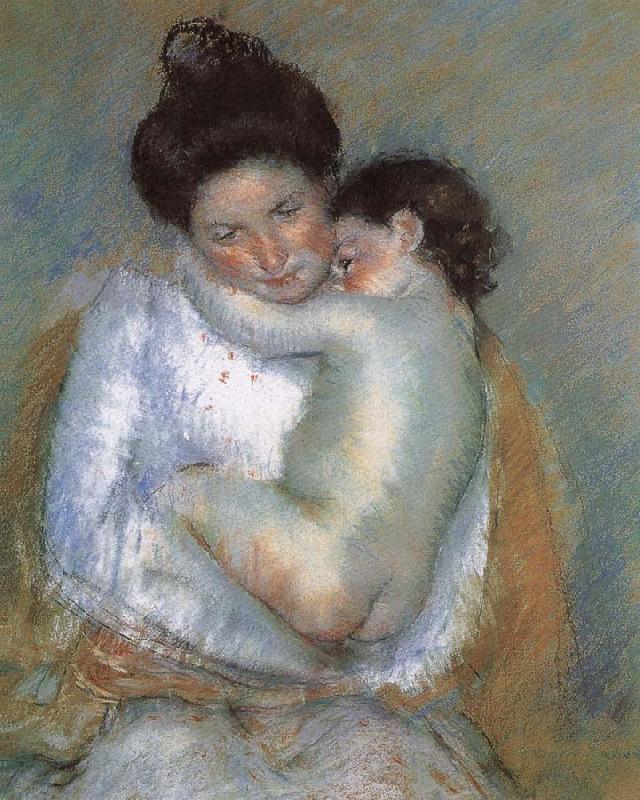 Mary Cassatt Mother and son Germany oil painting art